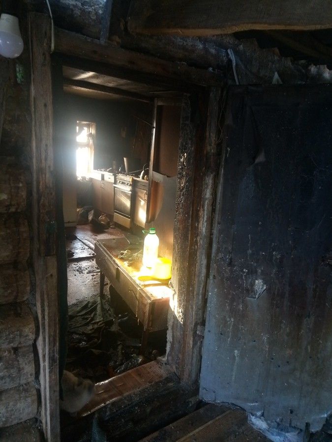 В деревне Казанка сгорел жилой дом