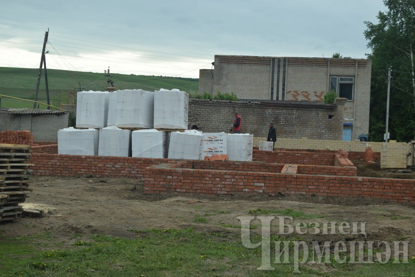 В селе Беркет Ключ Черемшанского района строится новый Дом культуры