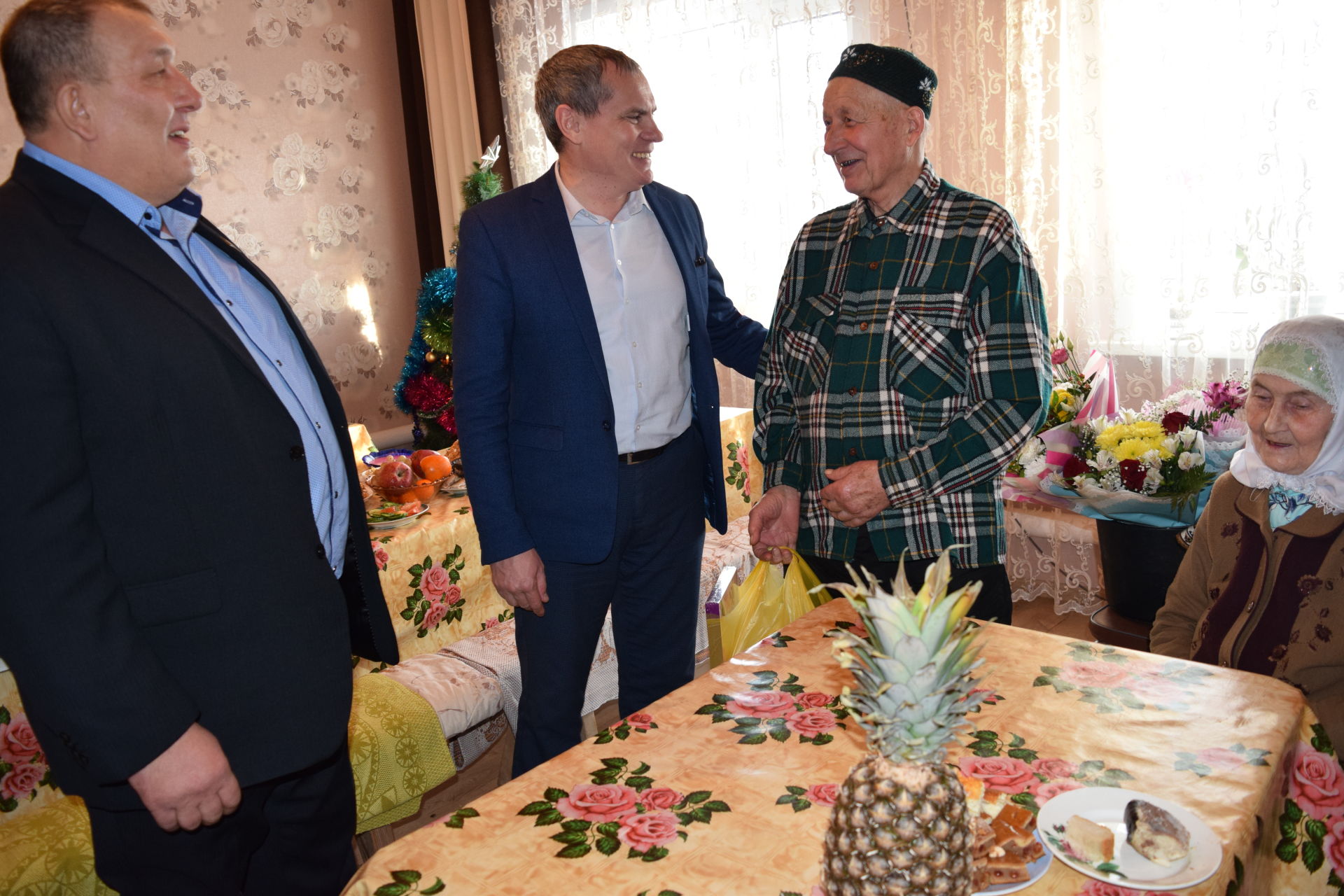 В Черемшанском районе чествовали примерную пару, прожившую вместе 60 лет