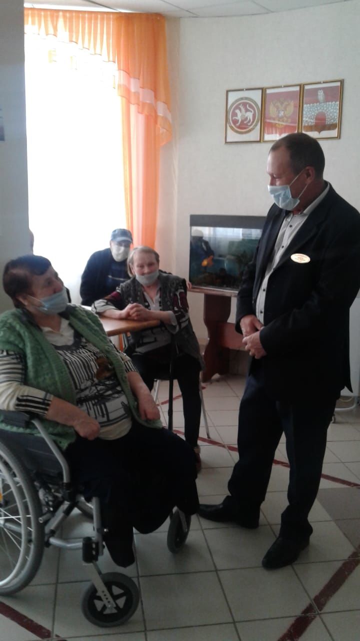 В черемшанский дом-интернат для престарелых и инвалидов пришли гости