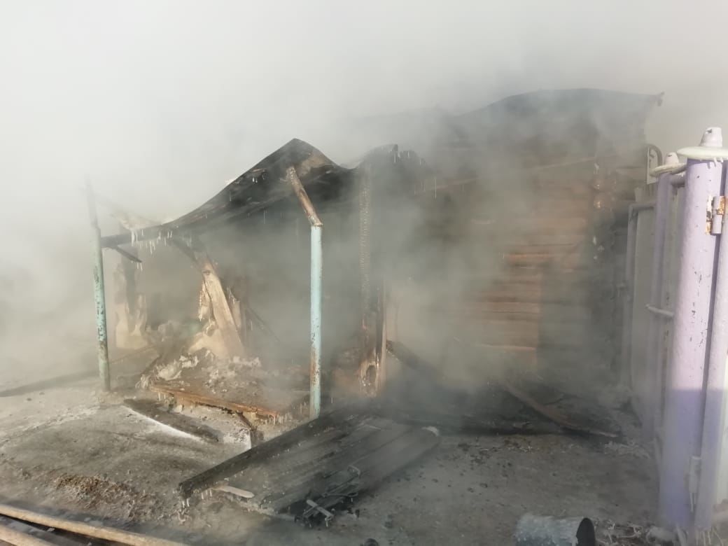 В селе Ивашкино Черемшанского района сгорел дом