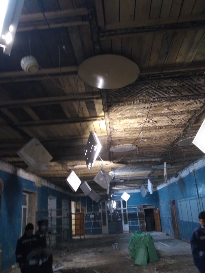 В Черемшанской средней школе начался ремонт
