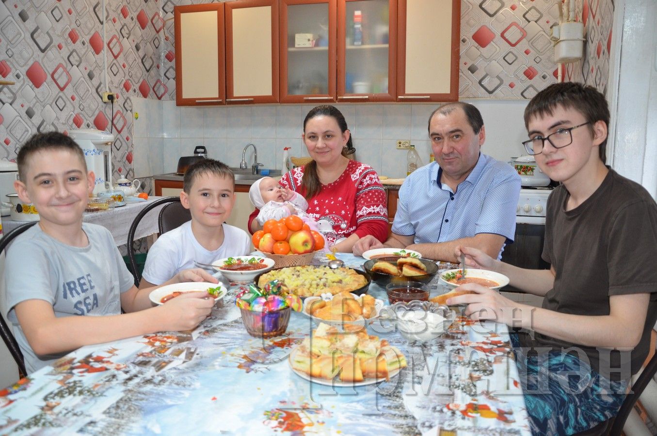 Лашманнан Төхфәтуллиннар өч  малайдан соң кыз көткән