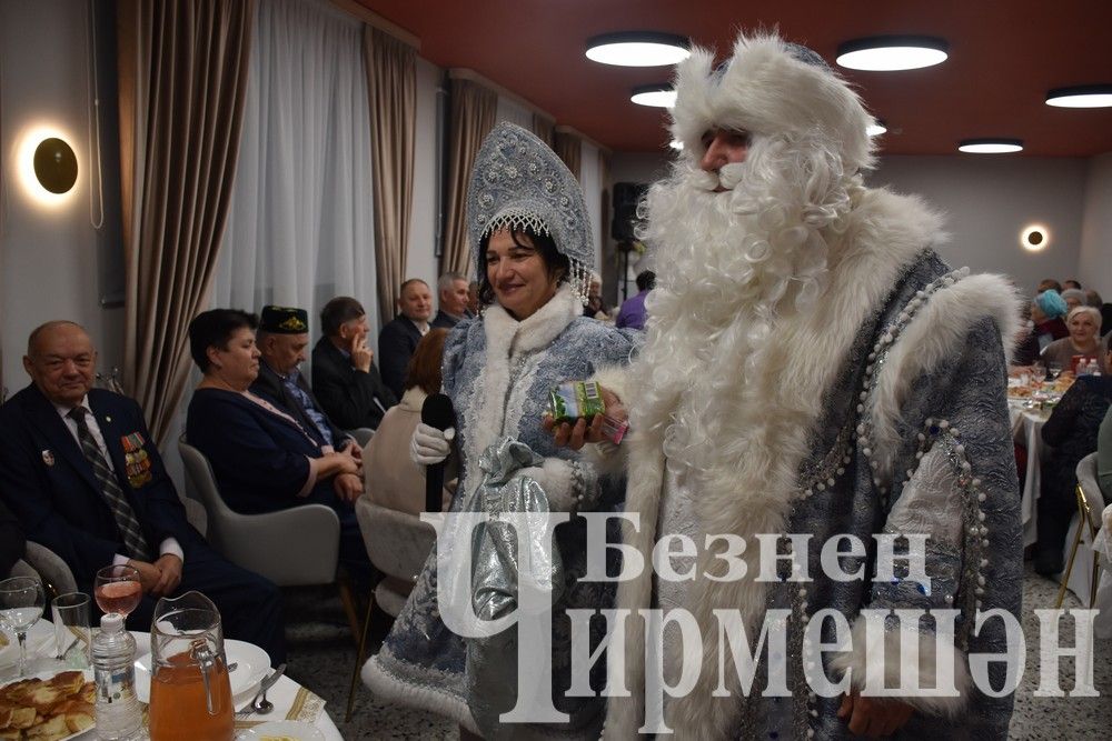 Ветеранов Черемшанского района поздравили Дед Мороз и Снегурочка