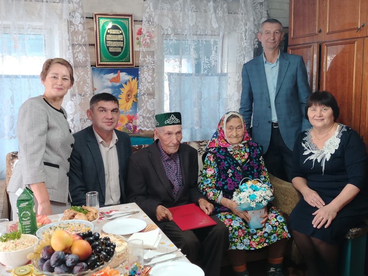 Бәркәтәдән ирле-хатынлы Мортазиннар бер-бер артлы юбилейларын үткәрделәр