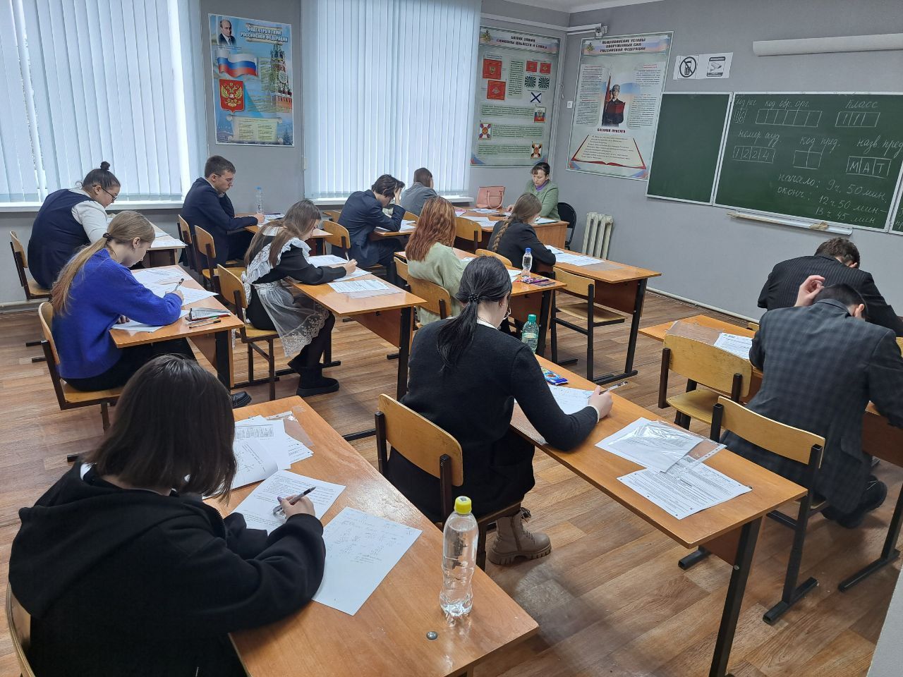 Чирмешән районының чыгарылыш сыйныф укучылары үзләрен сынап карадылар