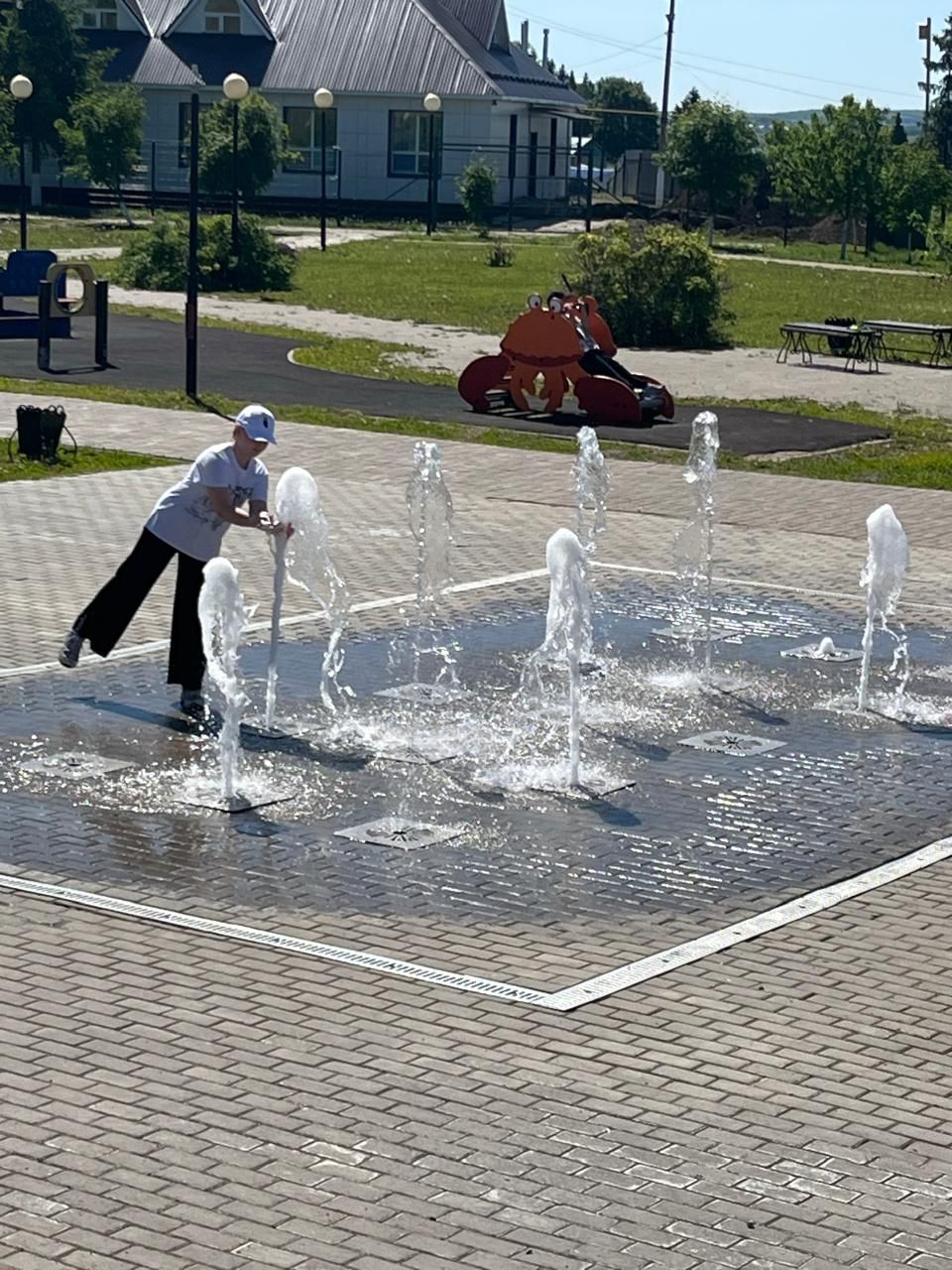 Чирмешәндә коры фонтанны кабыздылар