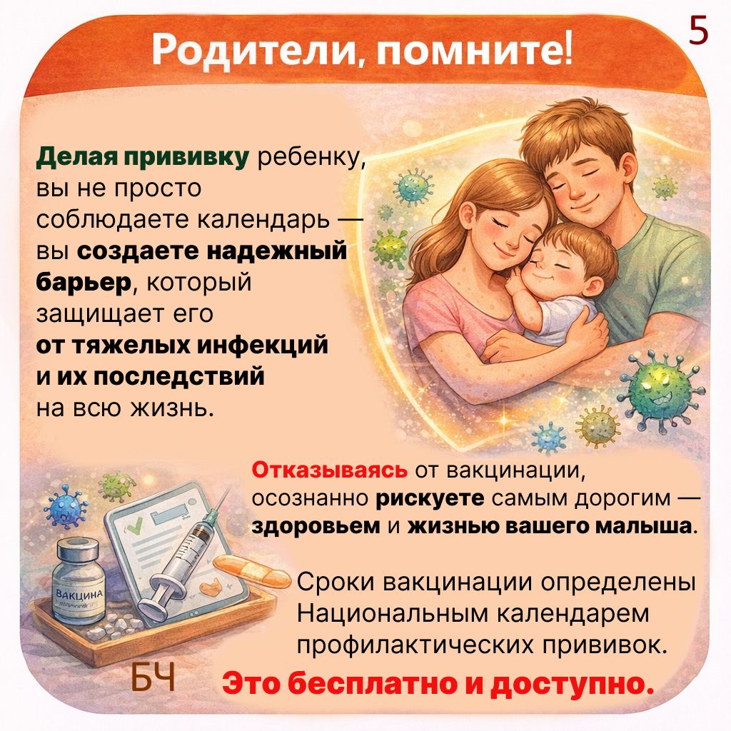 Не рискуйте будущим своего ребенка