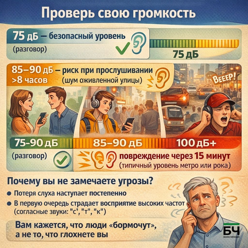 Почему вам кажется, что все вокруг стали шептать? (карточки)