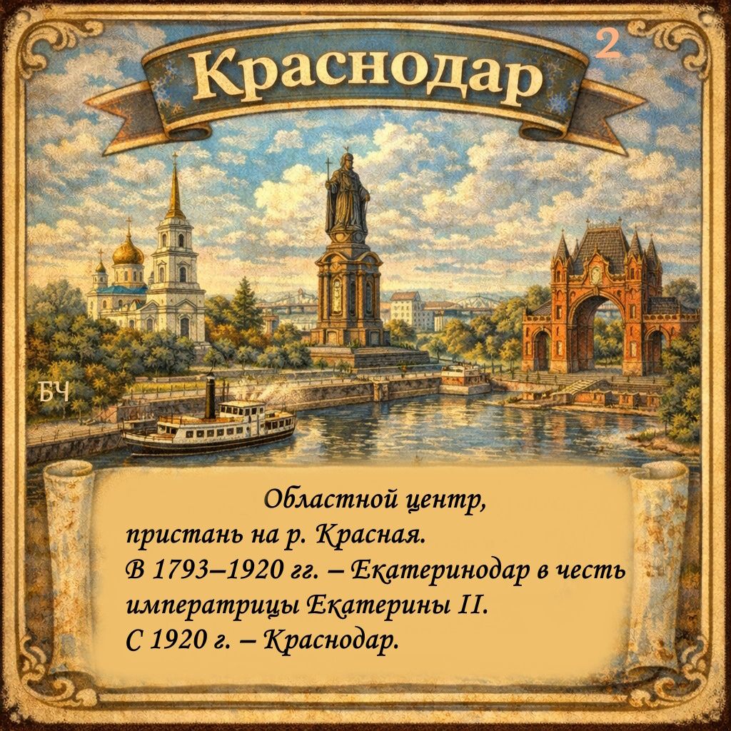 Карта перемен: чьи имена носили знакомые города (карточки)