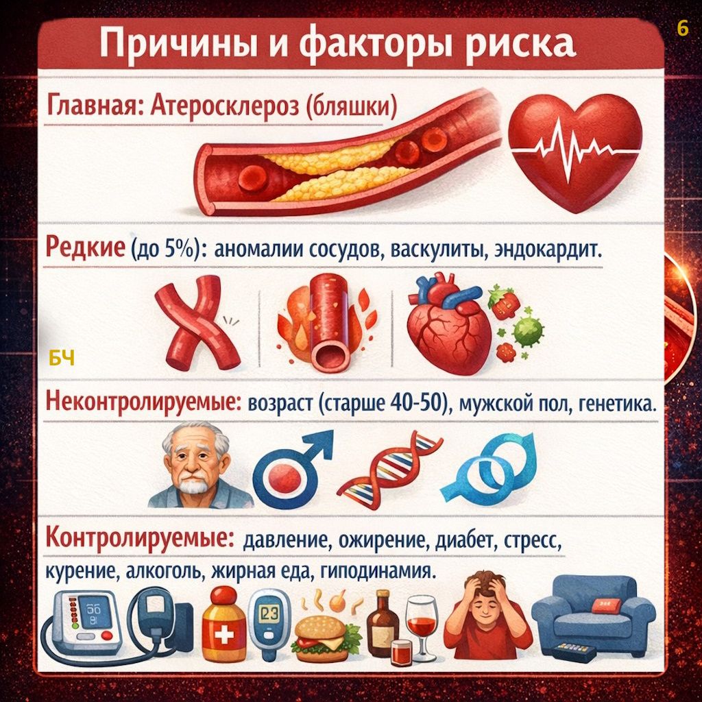Что такое ишемическая болезнь сердца? (карточки)