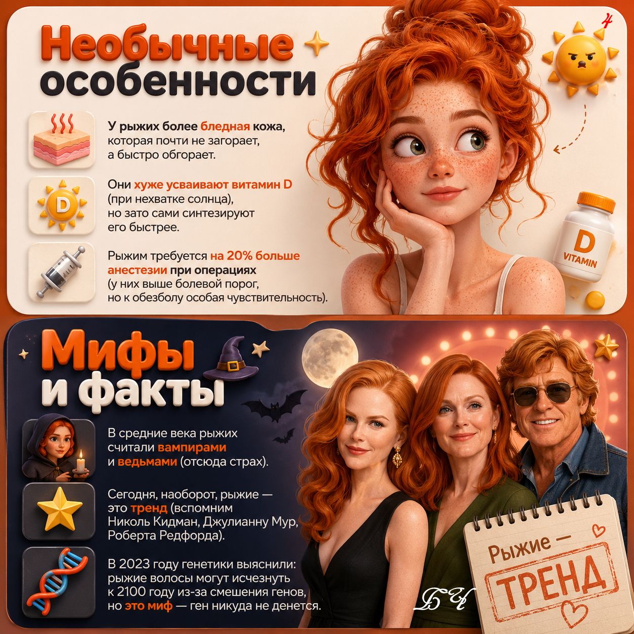 Всемирный день рыжих (карточки)