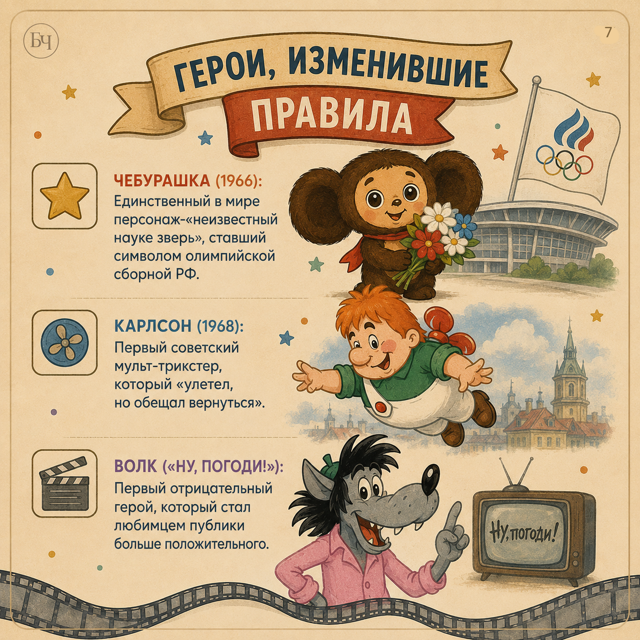 Легендарная студия празднует юбилей (карточки)