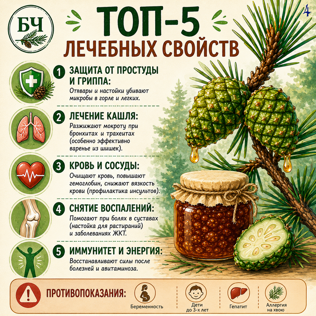 Полезный лесной продукт (карточки)