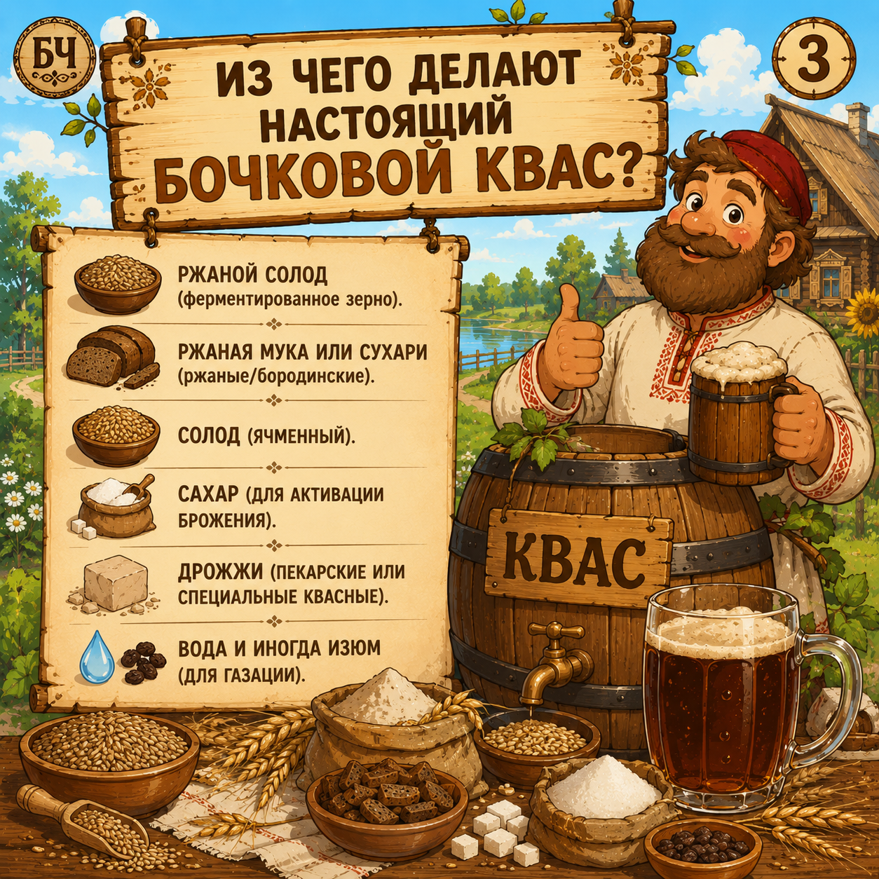 Русский характер в каждом глотке (карточки)
