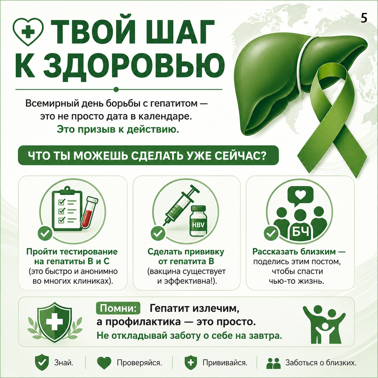 28 июля — Всемирный день борьбы с гепатитом, учреждённый в честь учёного Баруха Бламберга