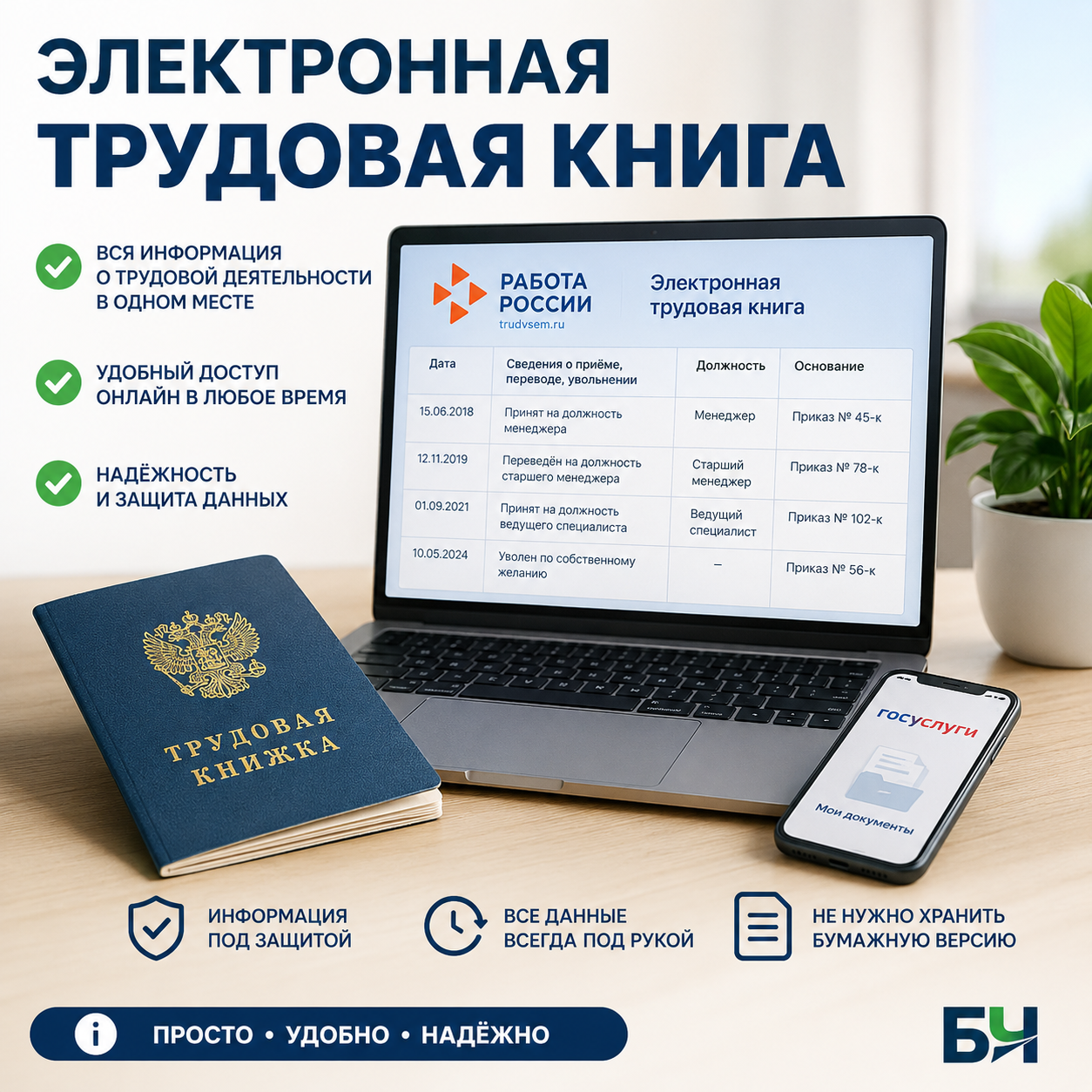 Татарстанда 400 меңнән артык кеше электрон хезмәт кенәгәсеннән файдалана