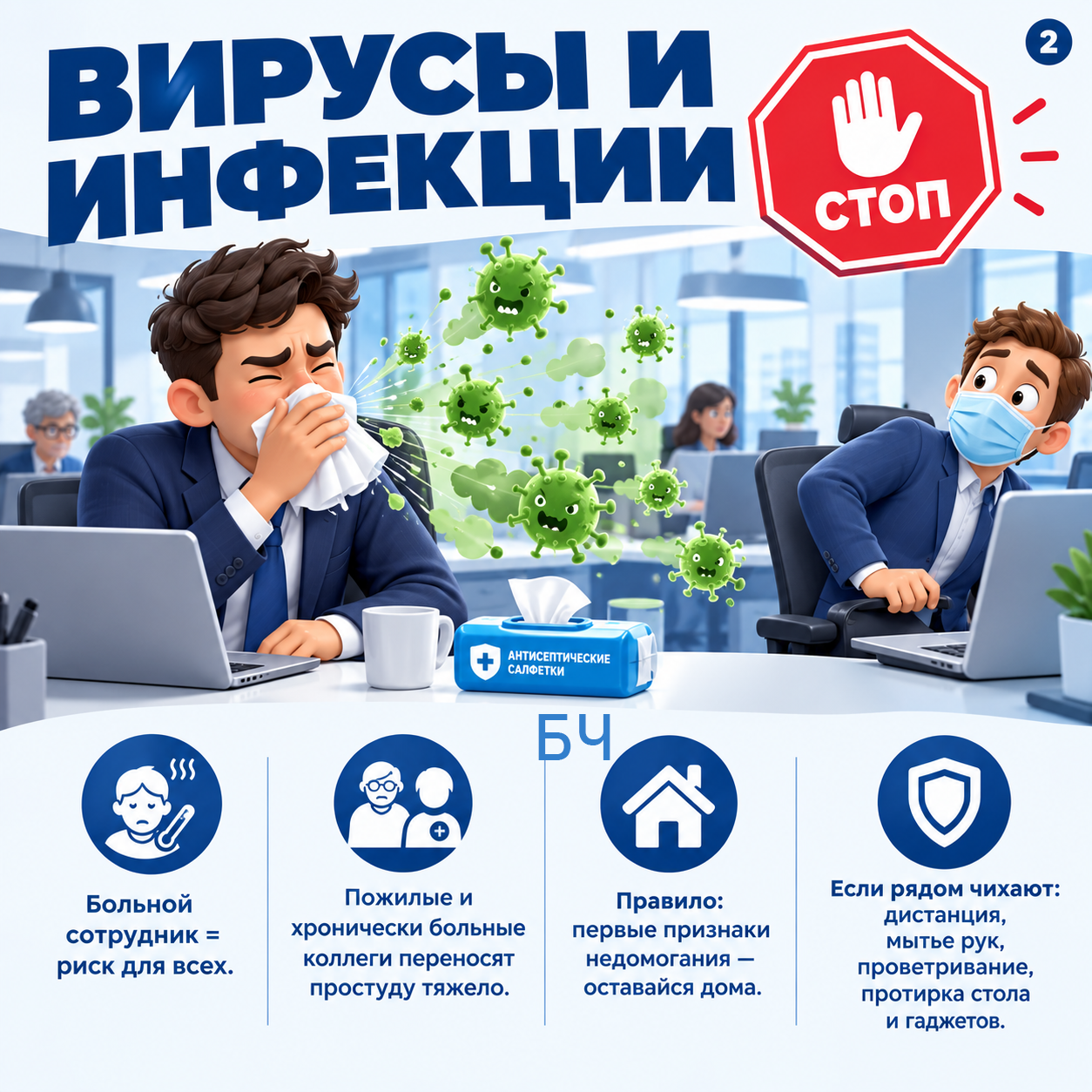 Как не заболеть на рабочем месте