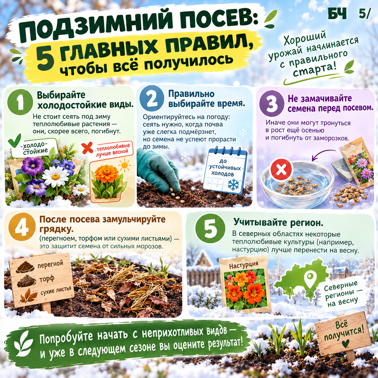 Время подготовки  к новому дачному сезону