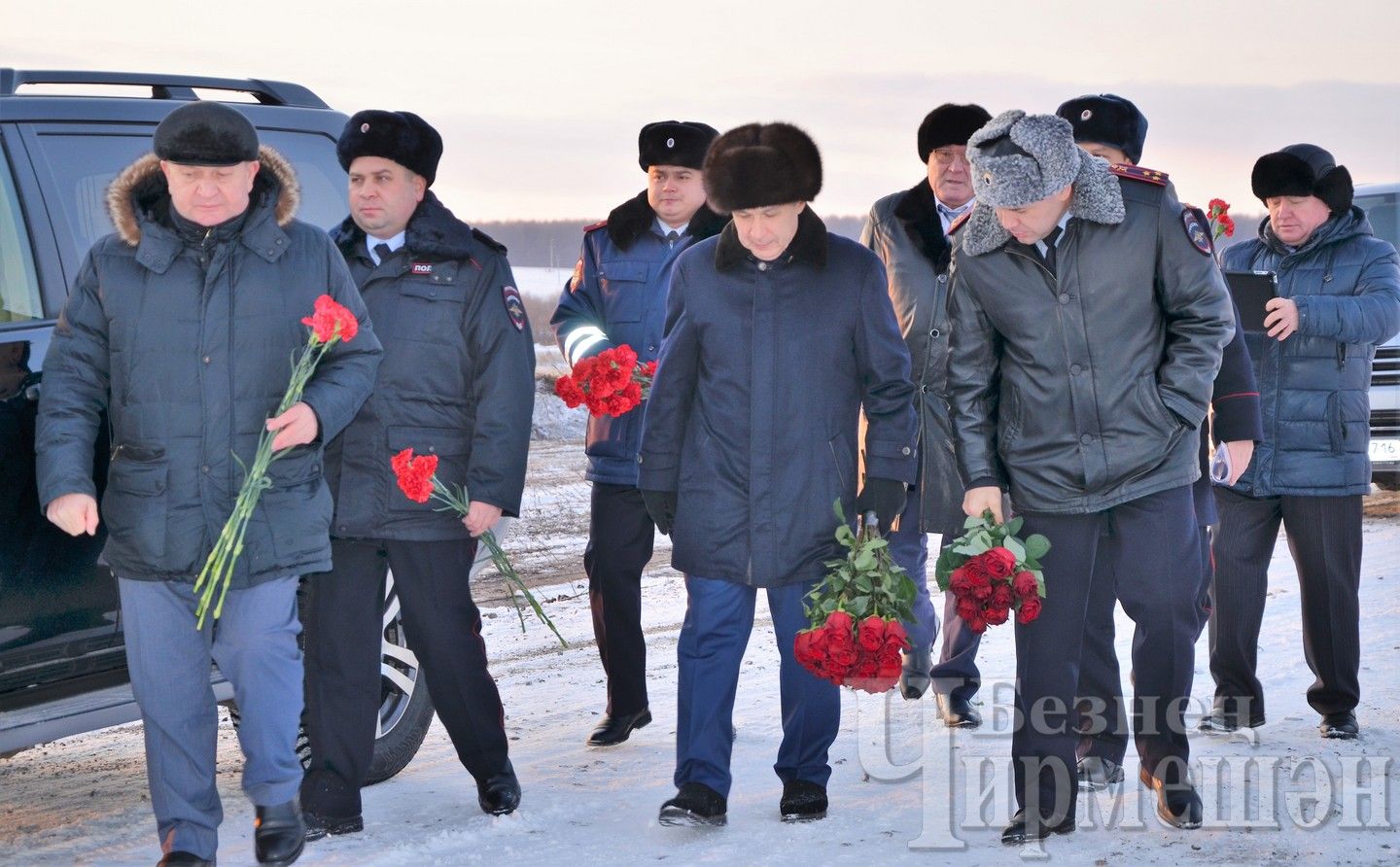 Чирмешәндә полиция каһарманы Мирсәет Кәбировны искә алдылар (ФОТОРЕПОРТАЖ)