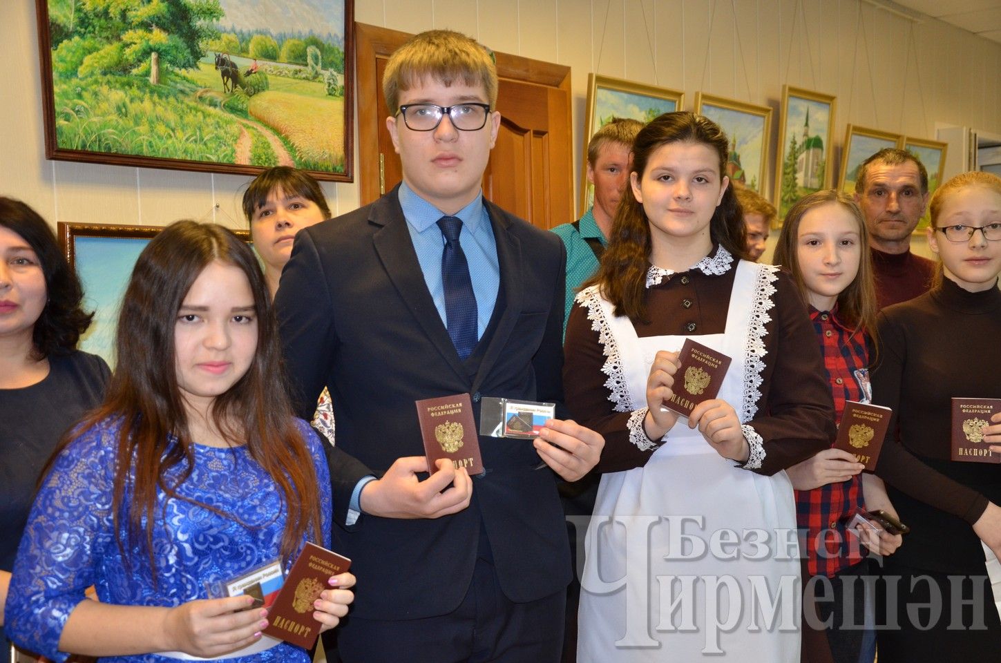 Чирмешән районының 26 яшь гражданины паспортлы булды (ФОТОРЕПОРТАЖ)