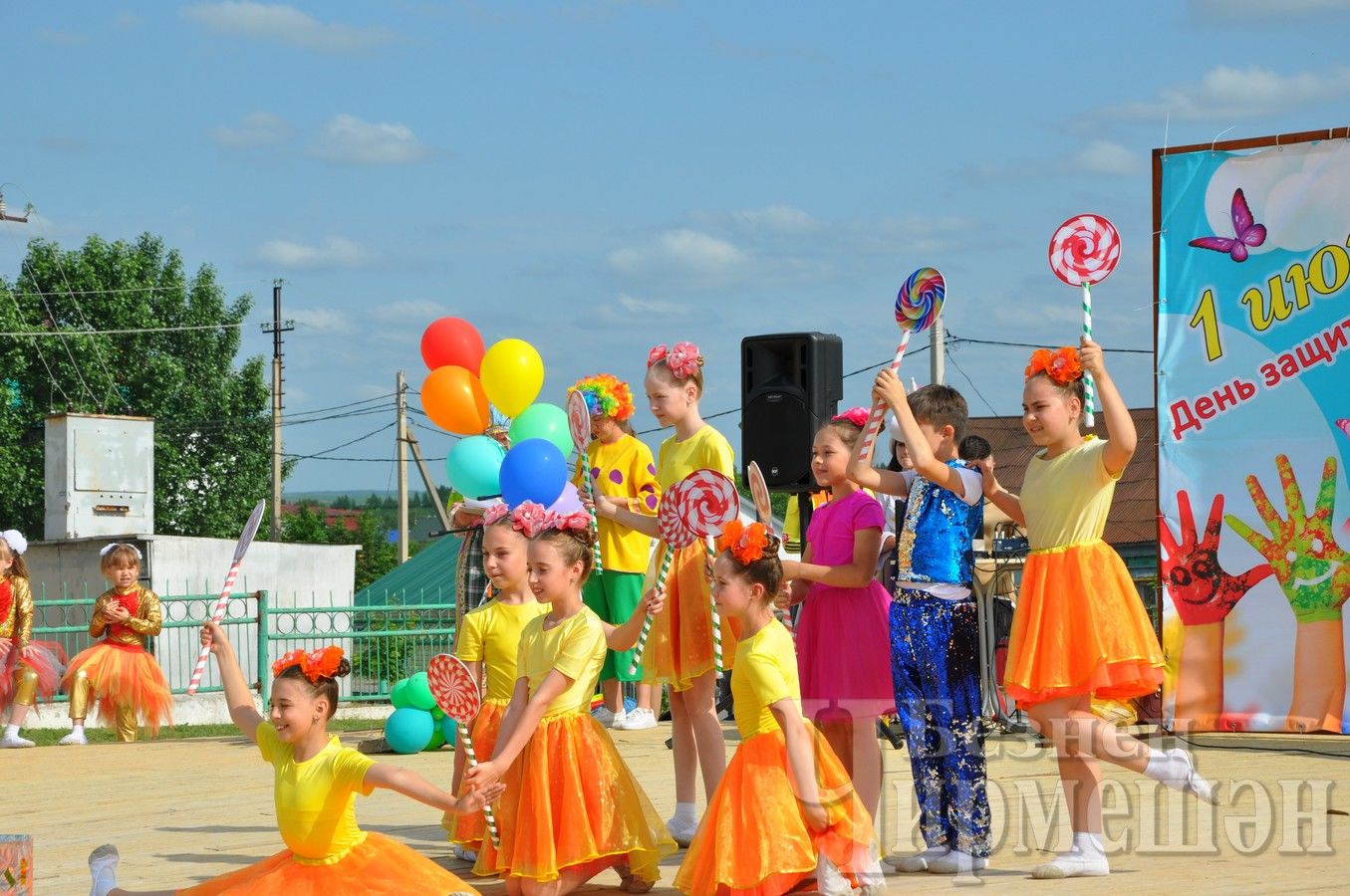 Чирмешәндә балаларны яклау көне уңаеннан бәйрәм үтте (ФОТОРЕПОРТАЖ)