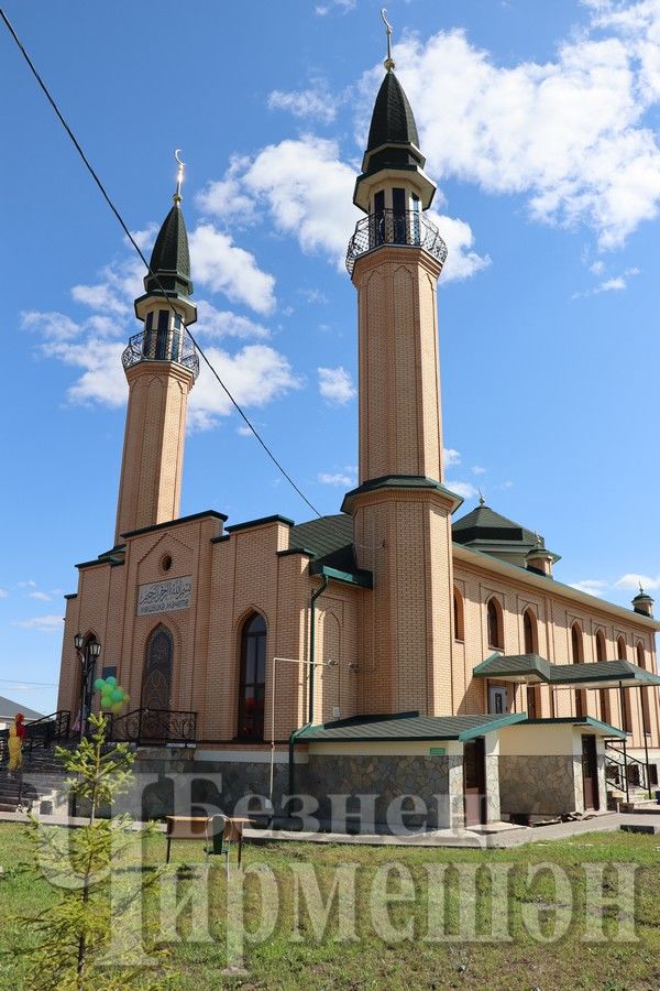 В мечети Мушбика - Курбан-байрам (ФОТОРЕПОРТАЖ)