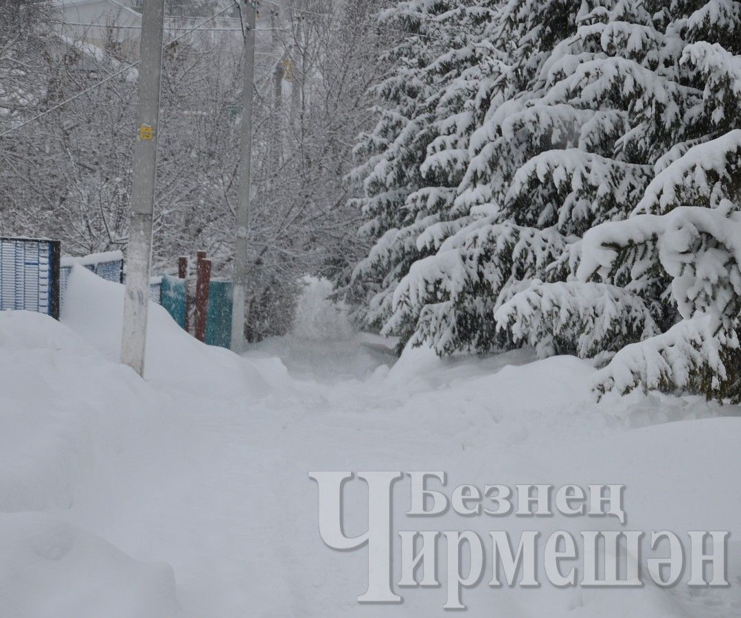 Чирмешәнне кар баскан (ФОТОРЕПОРТАЖ)