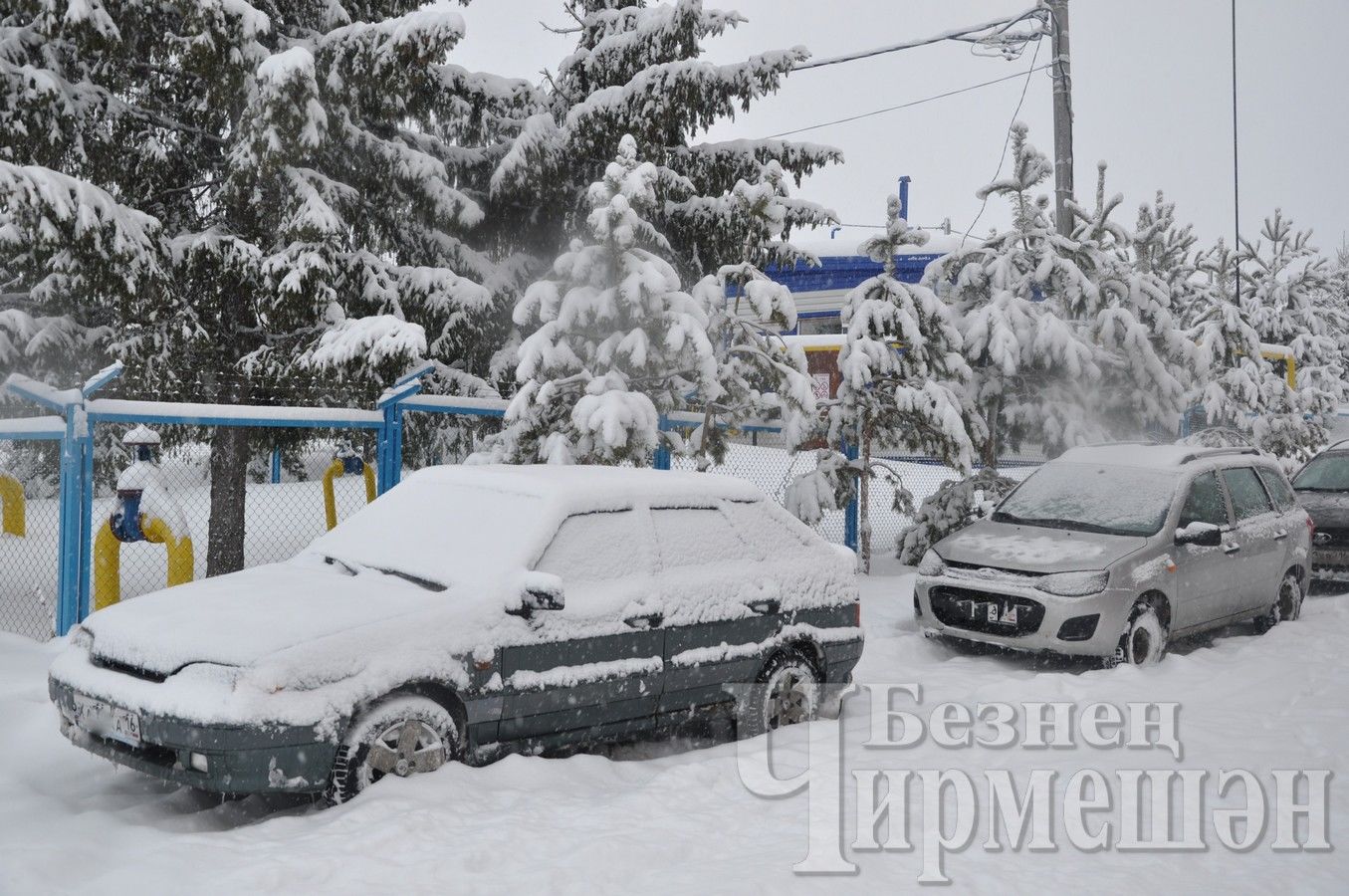 Чирмешәнне кар баскан (ФОТОРЕПОРТАЖ)