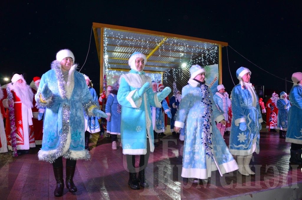 Торжество открытия центральной елки в Черемшане (ФОТОРЕПОРТАЖ)