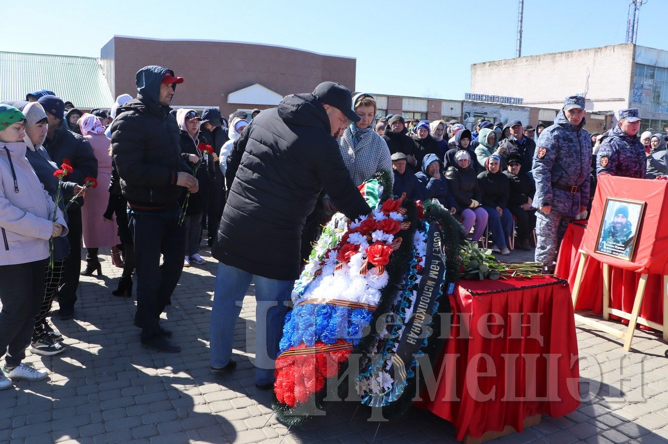 Черемшанцы проводили в последний путь Нуршата Хожаева, погибшего в зоне СВО (ФОТОРЕПОРТАЖ)