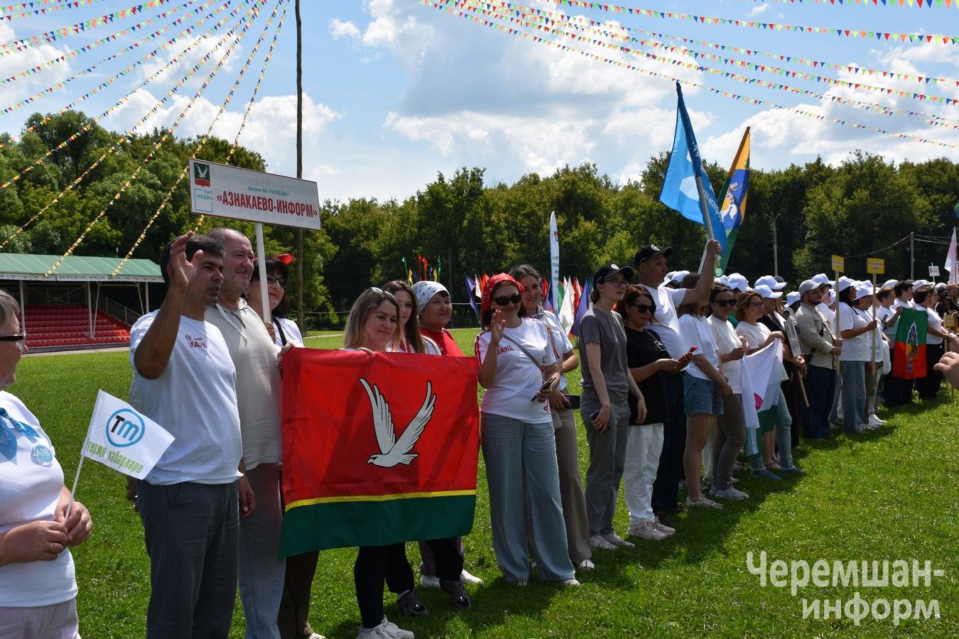 В Черемшане прошла спартакиада журналистов Татмедиа (ФОТОРЕПОРТАЖ)
