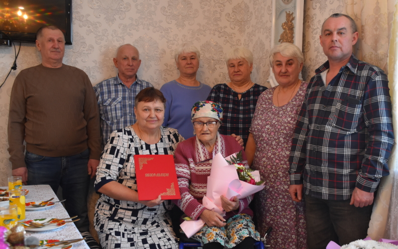 Юбиляр из Саминовки Анастасия Филимонова