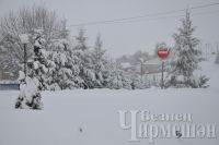 Чирмешән районында кар катламы – 40 сантиметр