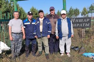 Юкка чыккан Иншар авылы зиратында зур өмә ясаганнар