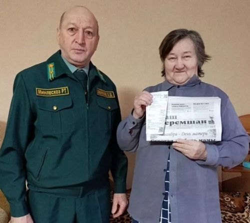 Чирмешән урманчылыгы җитәкчесе ветераннарны район газетасына яздырды