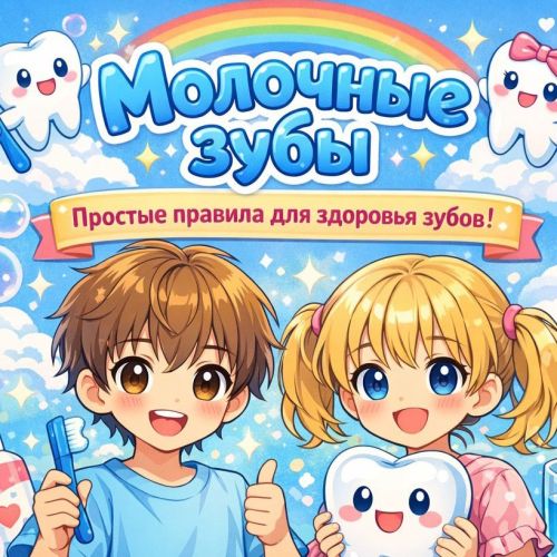 Молочные зубы: лечить или нет? (карточки)