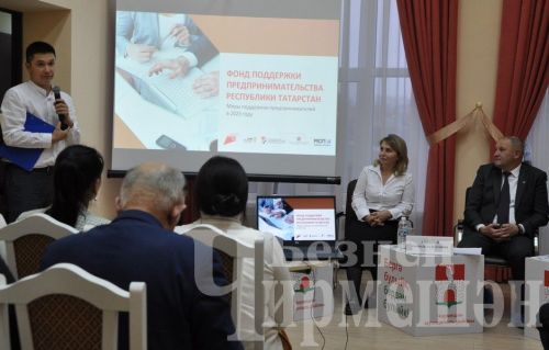Чирмешән районы башлыгы Рамил Айбатов эшмәкәрләр белән очрашты