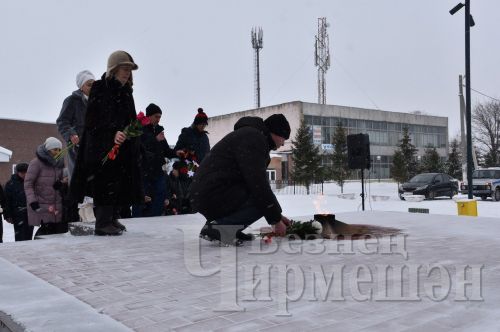 Чирмешәндә Ватанны саклаучылар көне уңаеннан митинг узды