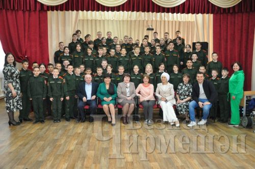 Чирмешән кадетлар мәктәп-интернатына шагыйрәләр килде