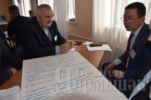 Чирмешәнлеләр киләчәккә районның үсеш юлларын эзләделәр