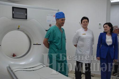 Чирмешән районы хастаханәсендә компьютер томографиясе кабинеты ачылды