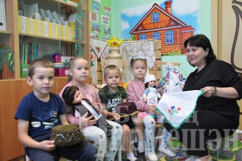 Чирмешәндәге “Каенкай” балалар бакчасы мәйданчыклары матурланган