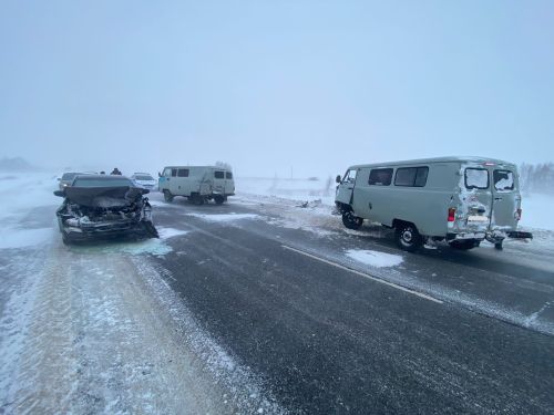 Чирмешән районы юлында биш автомашина бәрелешкән: имгәнүче бар