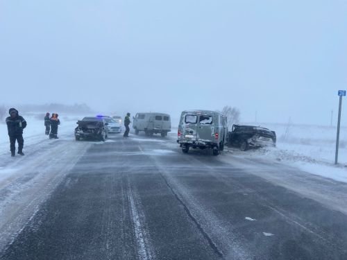 В Черемшанском районе столкнулись пять автомобилей: есть пострадавший