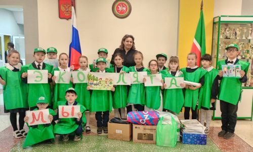 Чирмешән укучылары 1254 килограмм макулатура җыйган