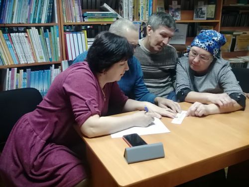 Түбән Кәминкә авыл китапханәсендә “тормыш китабы”н укыдылар