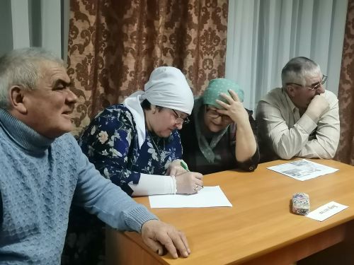 Түбән Кәминкә авыл китапханәсендә “тормыш китабы”н укыдылар