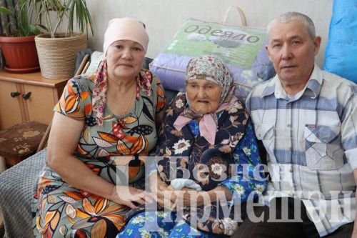 Чирмешән районында өченче әби 100 яшькә җитте