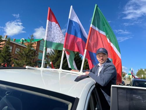 Чирмешән районында Җиңү бәйрәме уңаеннан автойөреш узды